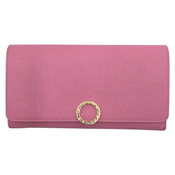 BVLGARI Pink Leather Wallet - Picture 2 of 11